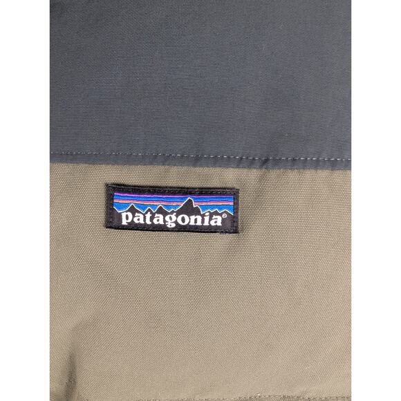 Patagonia Recycled Duck Down Reversible Bivy Down Vest Mens Medium Green/Black - Picture 7 of 11